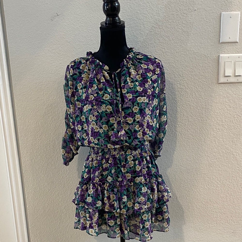 Skylar + Madison Purple Floral Dress